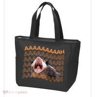 Opossum Screaming Funny Possum Trash Cat Meme Tote Bag thumb 3
