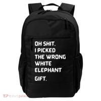 Oh Shit Funny White Elephant Gifts For Adults Under 15 20 Backpack thumb 0