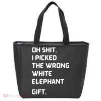 Oh Shit Funny White Elephant Gifts For Adults Under 15 20 Tote Bag thumb 0