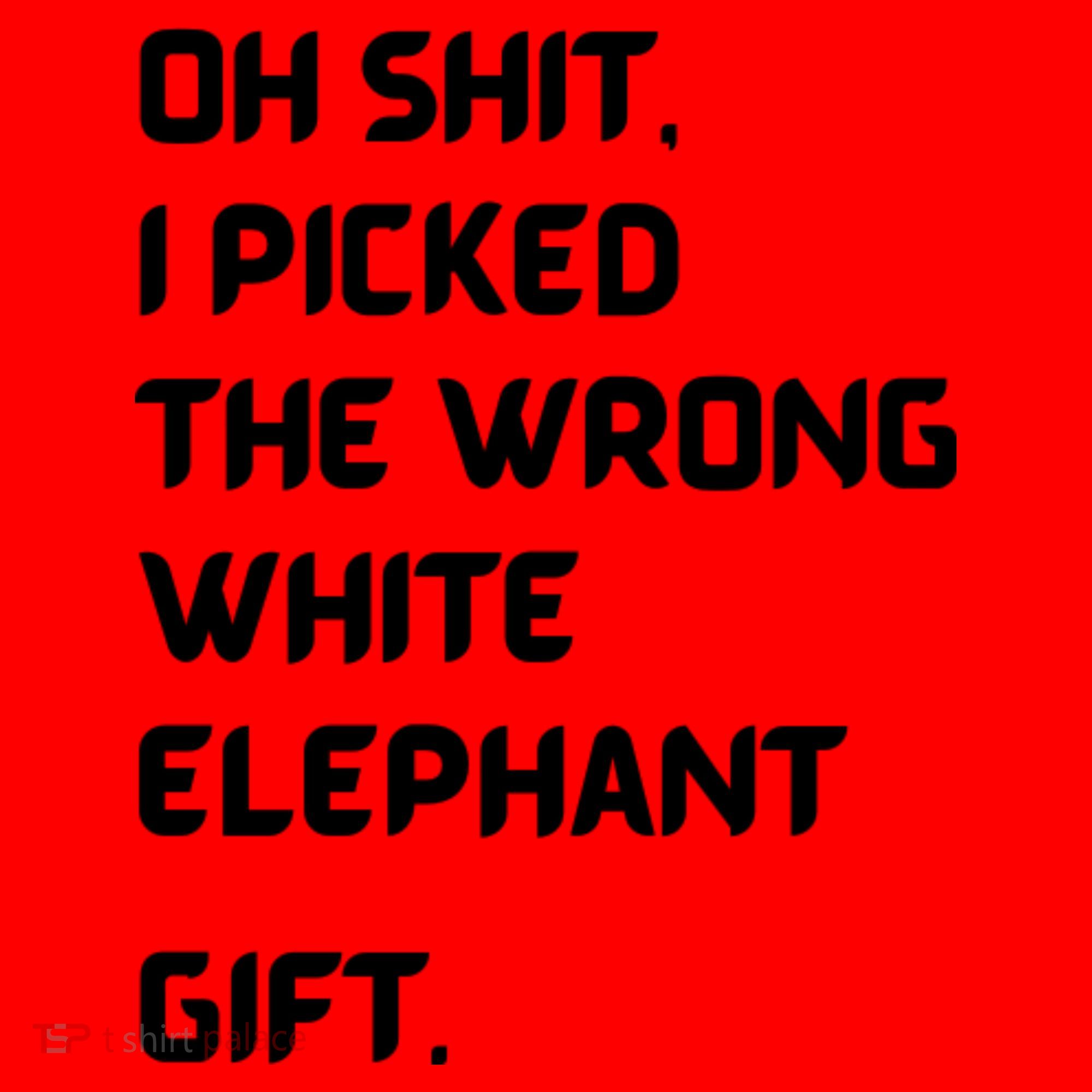 Oh Shit Funny White Elephant Gifts For Adults Under 15 20 Santa Hat