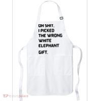 Oh Shit Funny White Elephant Gifts For Adults Under 15 20 Apron thumb 0