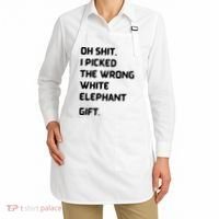 Oh Shit Funny White Elephant Gifts For Adults Under 15 20 Apron thumb 2