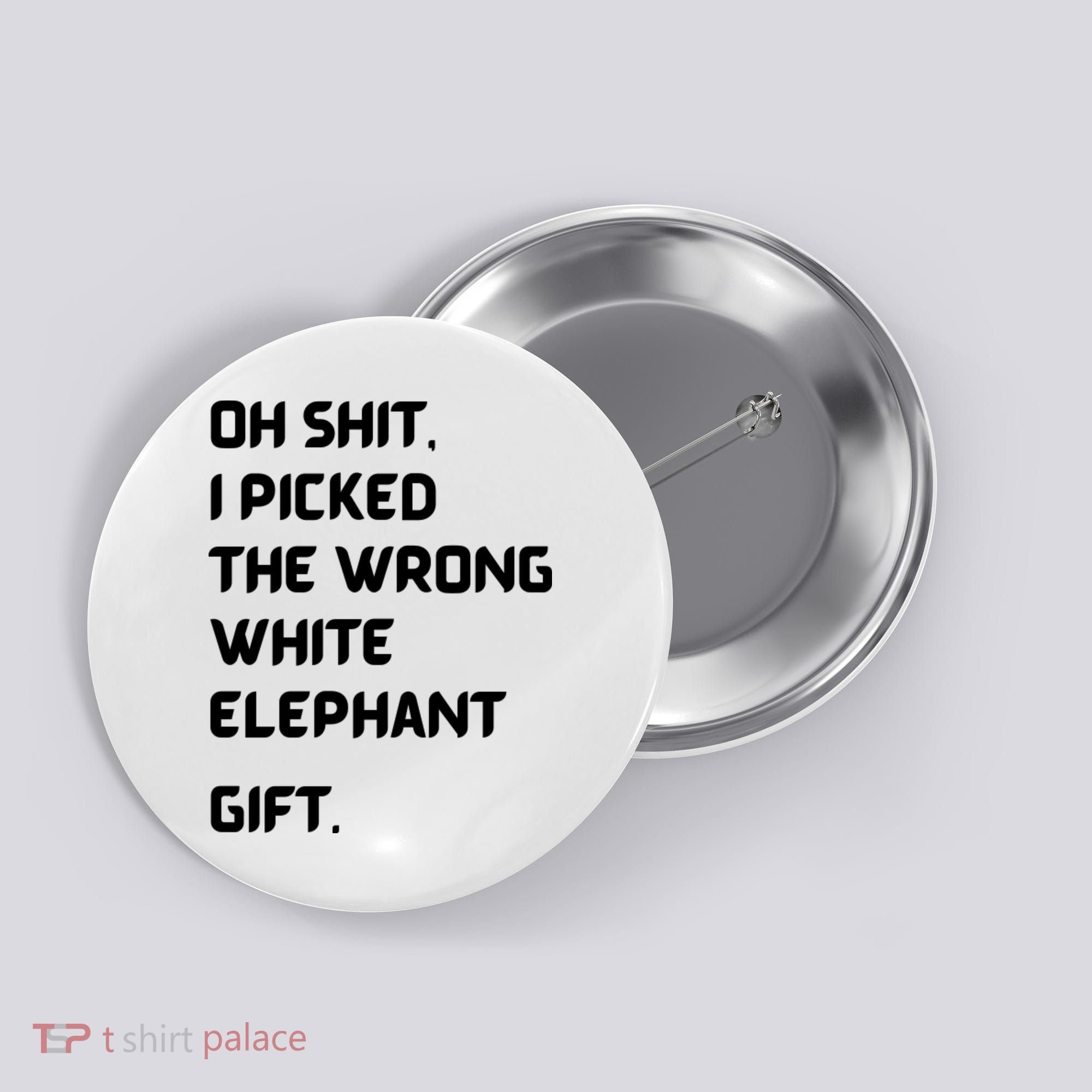 Oh Shit Funny White Elephant Gifts For Adults Under 15 20 Button