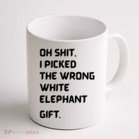 Oh Shit Funny White Elephant Gifts For Adults Under 15 20 Coffee Mug thumb 1