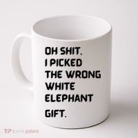 Oh Shit Funny White Elephant Gifts For Adults Under 15 20 Coffee Mug thumb 0