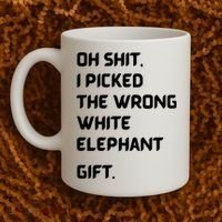 Oh Shit Funny White Elephant Gifts For Adults Under 15 20 Coffee Mug thumb 2