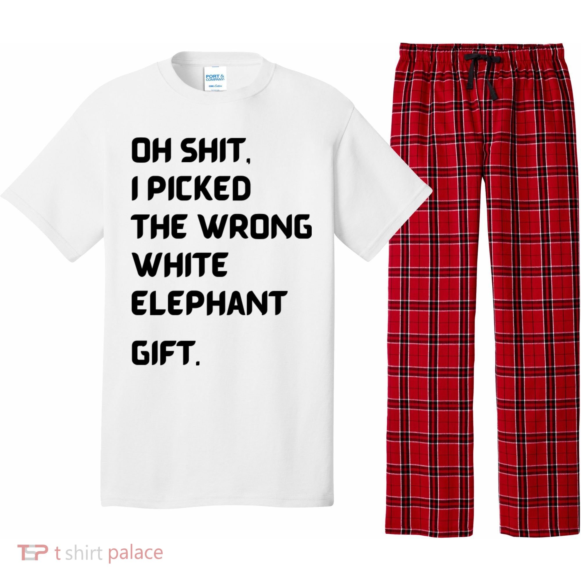 Oh Shit Funny White Elephant Gifts For Adults Under 15 20 Pajama Set