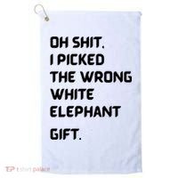 Oh Shit Funny White Elephant Gifts For Adults Under 15 20 Golf Towel thumb 0