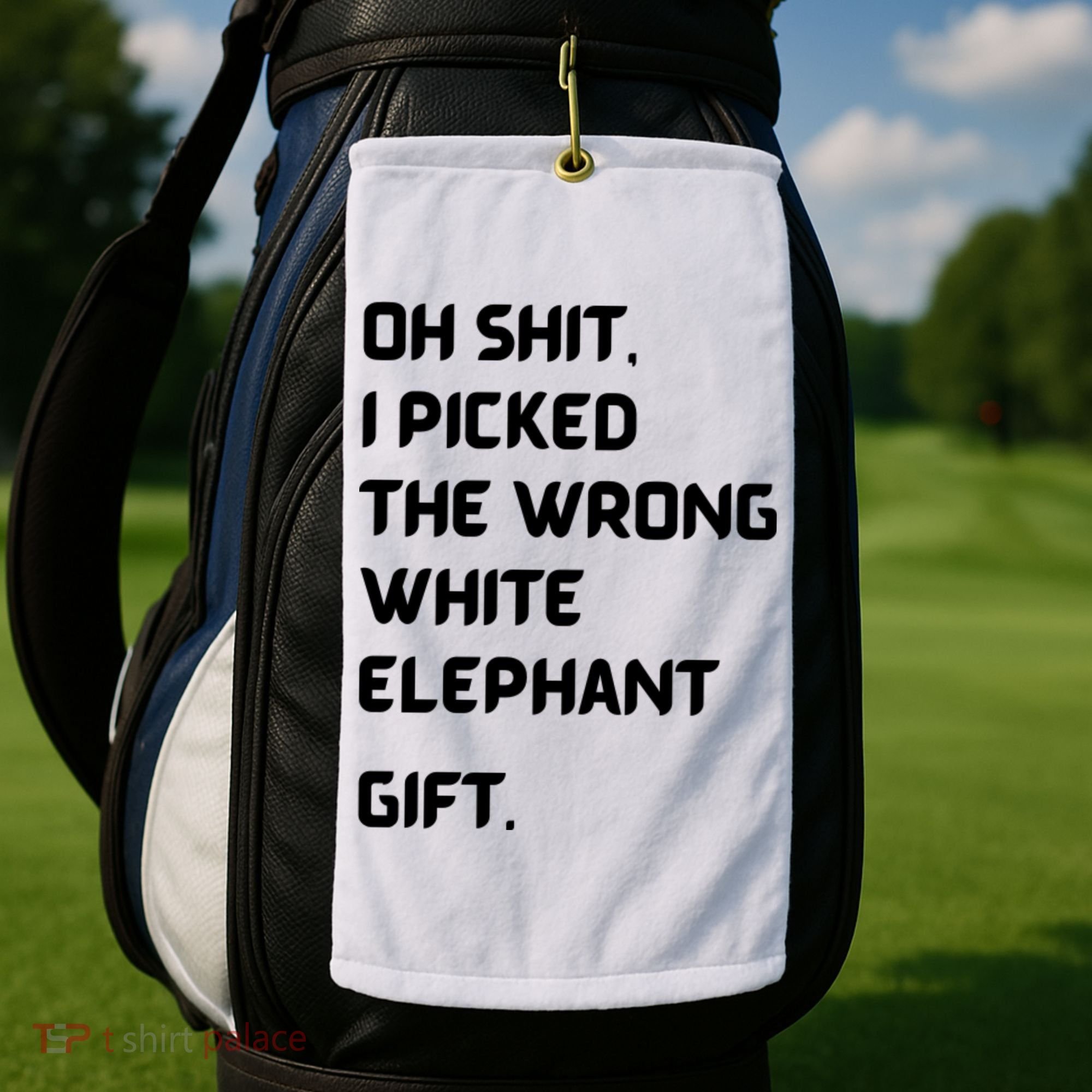 Oh Shit Funny White Elephant Gifts For Adults Under 15 20 Golf Towel