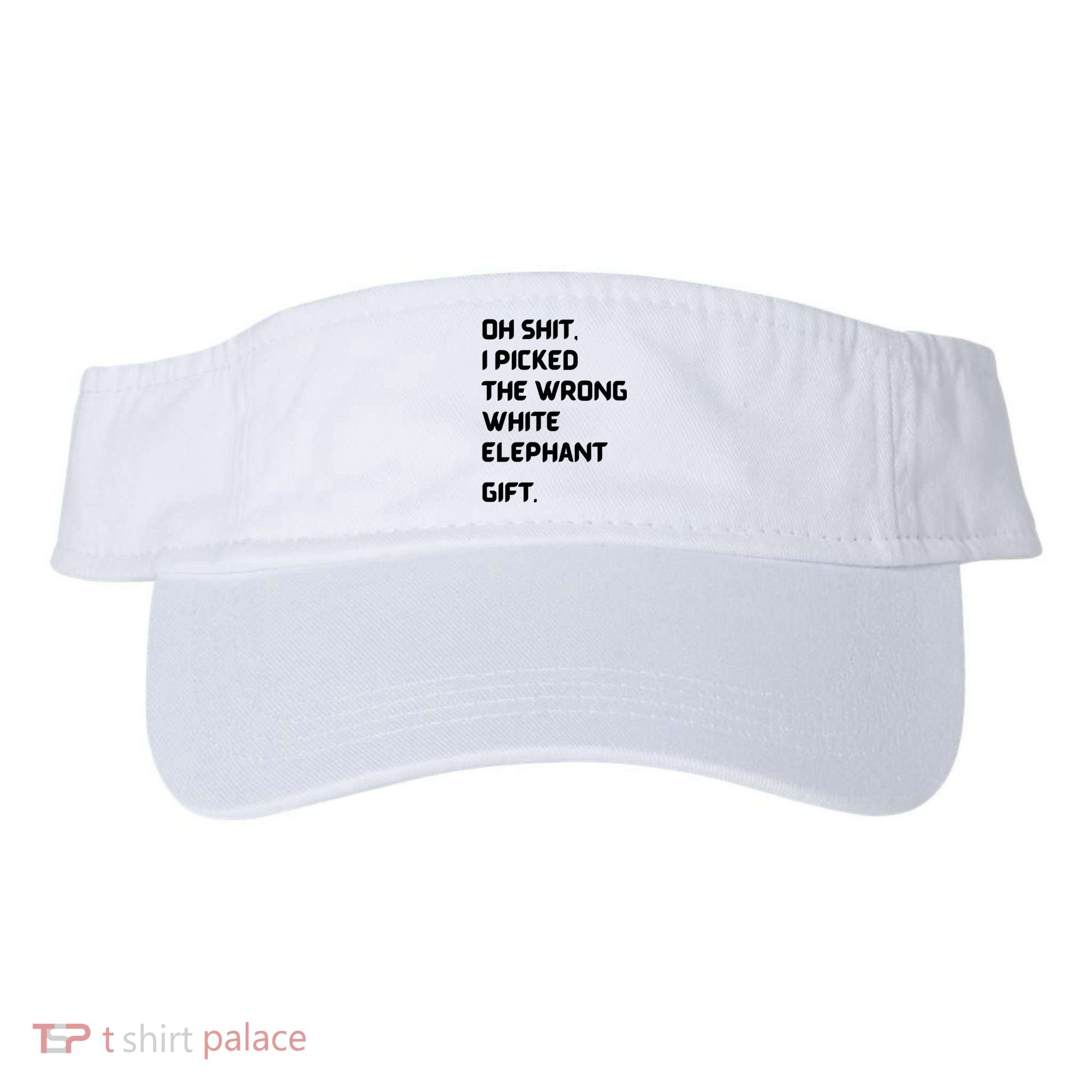 Oh Shit Funny White Elephant Gifts For Adults Under 15 20 Visor