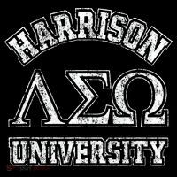 Old School Fraternity Comedy Property Harrison University USA-Made Doggie Bandana thumb 2