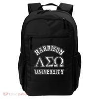 Old School Fraternity Comedy Property Harrison University Backpack thumb 0