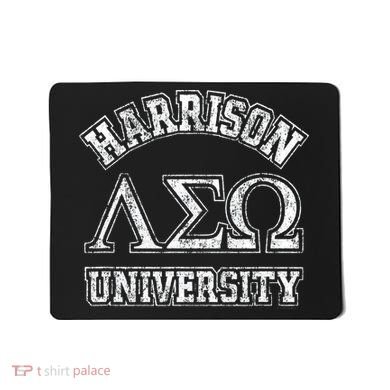Old School Fraternity Comedy Property Harrison University Mousepad