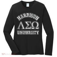 Old School Fraternity Comedy Property Harrison University Women's Long Sleeve Shirt thumb 0