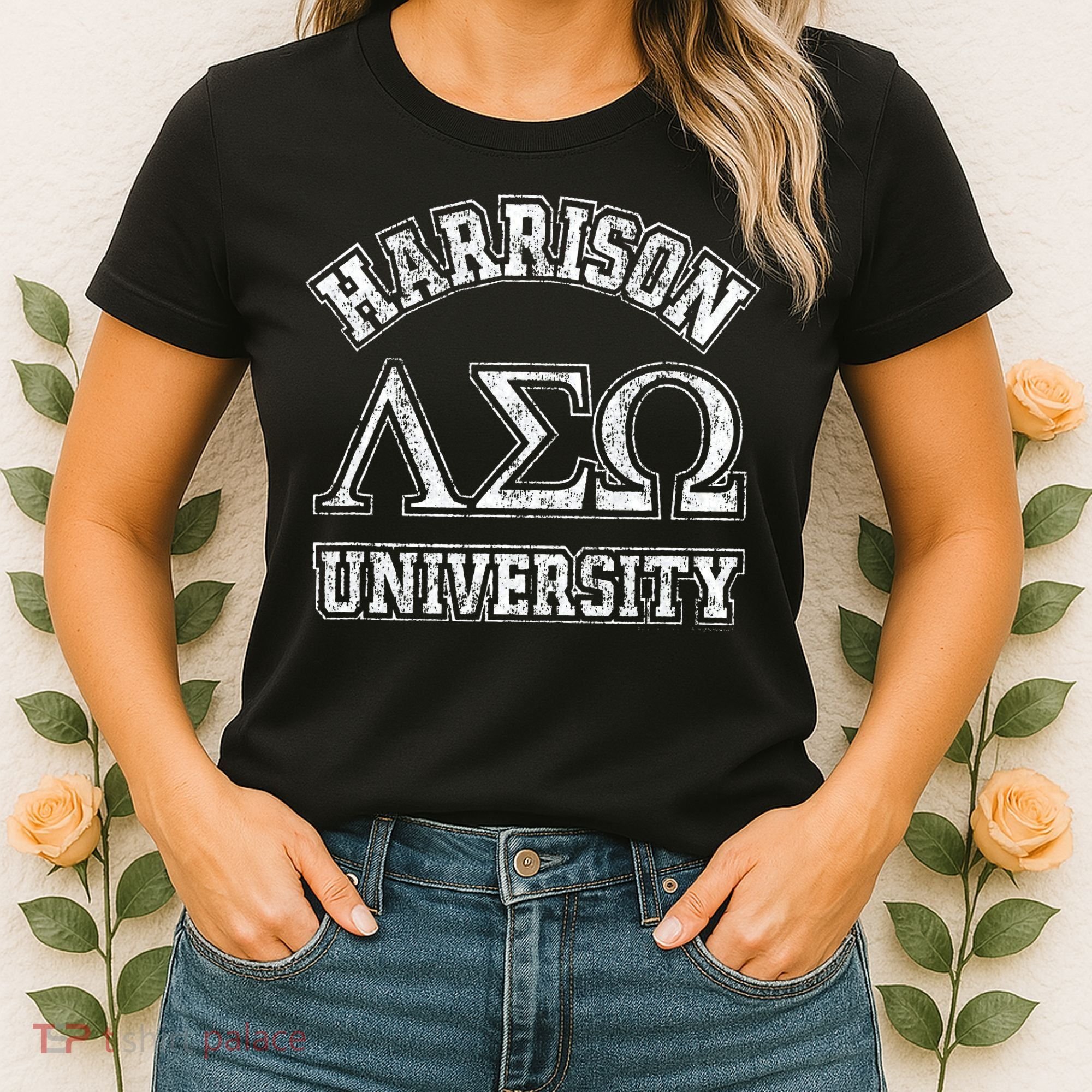 Old School Fraternity Comedy Property Harrison University Women's T-Shirt