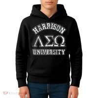 Old School Fraternity Comedy Property Harrison University Kids Hoodie thumb 4