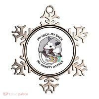 Opossum Screaming Funny My Neck My Back My Anxiety Attack Ornament thumb 0