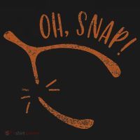 Oh Snap! Funny Turkey Day Print Wishbone Happy Thanksgiving Kids Sweatshirt thumb 2
