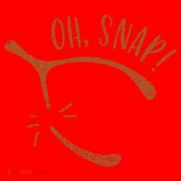 Oh Snap! Funny Turkey Day Print Wishbone Happy Thanksgiving Santa Hat thumb 1