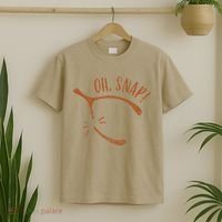 Oh Snap! Funny Turkey Day Print Wishbone Happy Thanksgiving T-Shirt thumb 2