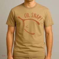 Oh Snap! Funny Turkey Day Print Wishbone Happy Thanksgiving T-Shirt thumb 3