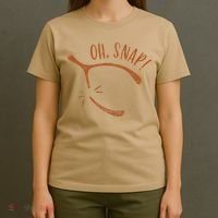 Oh Snap! Funny Turkey Day Print Wishbone Happy Thanksgiving T-Shirt thumb 4