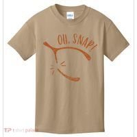 Oh Snap! Funny Turkey Day Print Wishbone Happy Thanksgiving Kids T-Shirt thumb 0