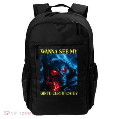 Oddly Specific Funny Girth Certificate Backpack