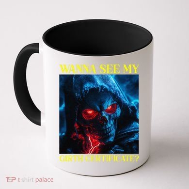 Oddly Specific Funny Girth Certificate Coffee Mug