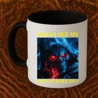 Oddly Specific Funny Girth Certificate Coffee Mug thumb 2