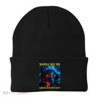 Oddly Specific Funny Girth Certificate Beanie thumb 0