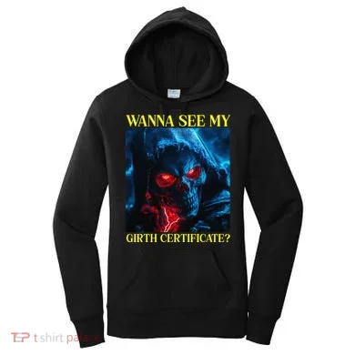 Oddly Specific Funny Girth Certificate Women's Hoodie