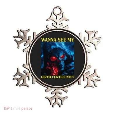 Oddly Specific Funny Girth Certificate Ornament