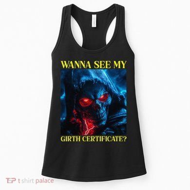 Oddly Specific Funny Girth Certificate Women's Tank Top
