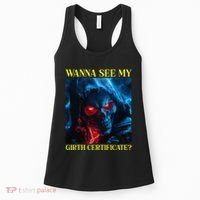 Oddly Specific Funny Girth Certificate Women's Tank Top thumb 0