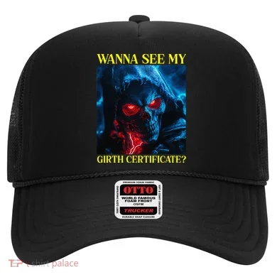 Oddly Specific Funny Girth Certificate Hat
