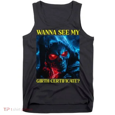 Oddly Specific Funny Girth Certificate Tank Top