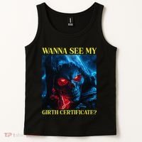 Oddly Specific Funny Girth Certificate Tank Top thumb 2
