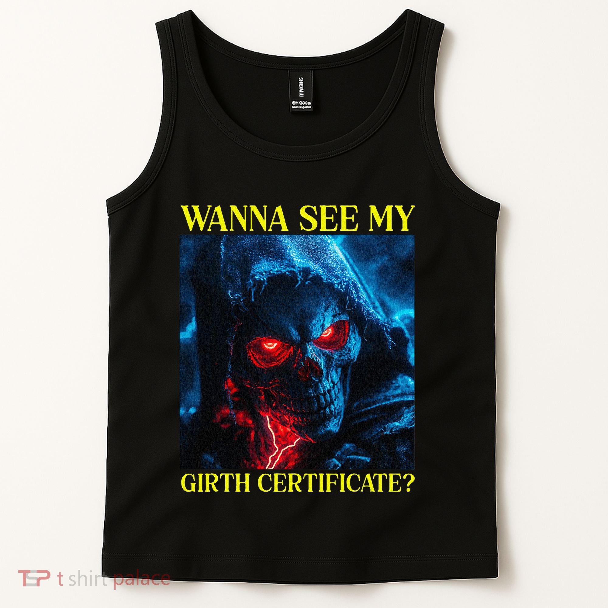 Oddly Specific Funny Girth Certificate Tank Top