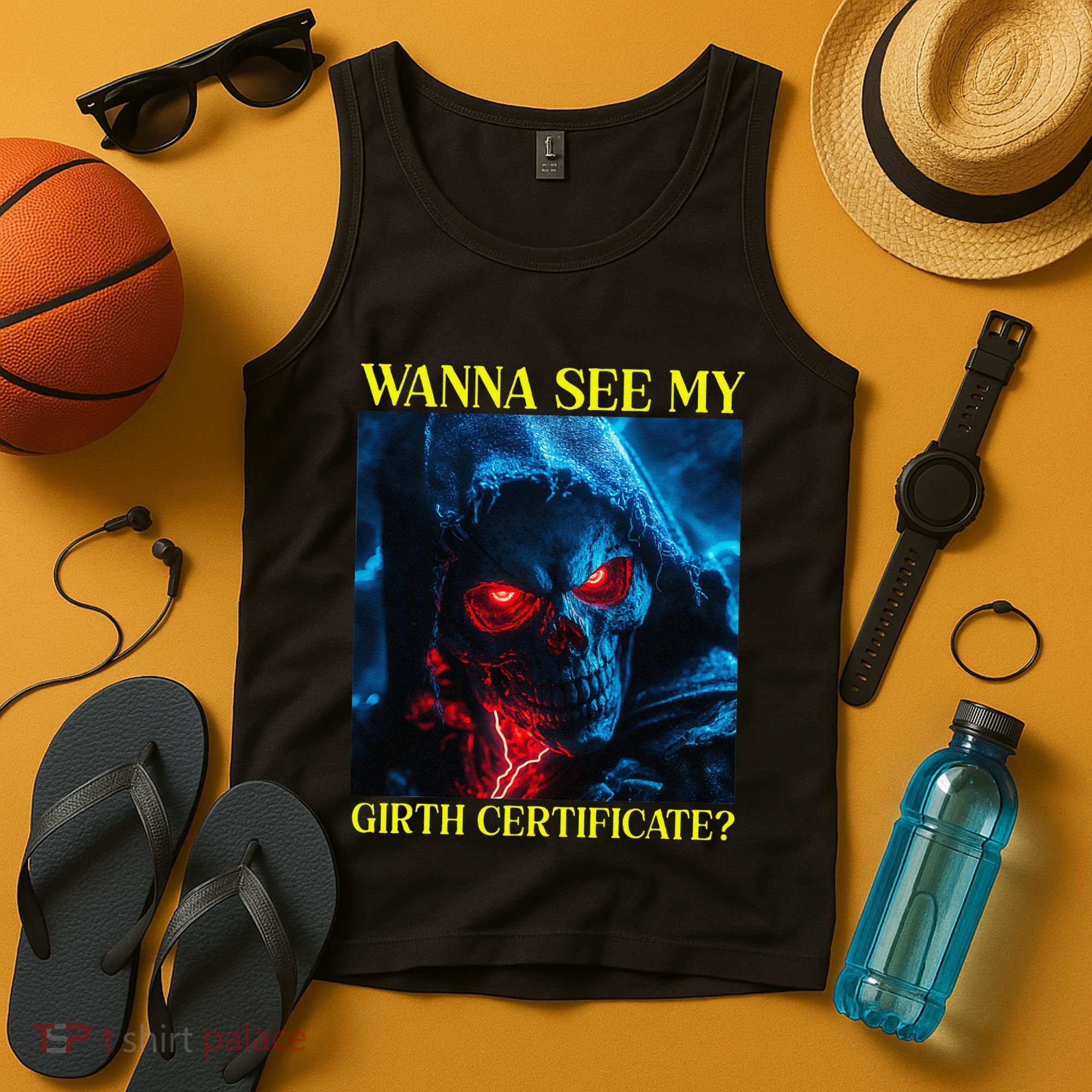 Oddly Specific Funny Girth Certificate Tank Top