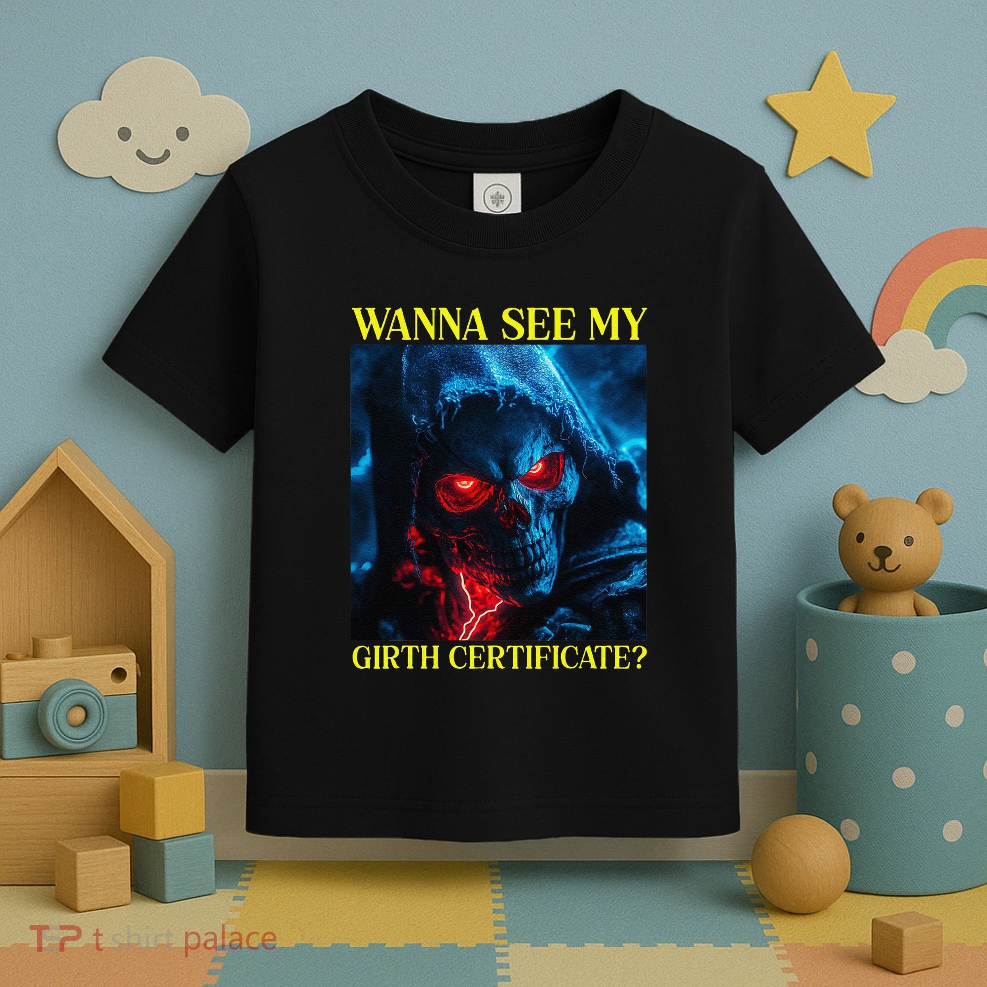 Oddly Specific Funny Girth Certificate Toddler T-Shirt