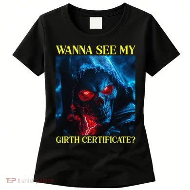 Oddly Specific Funny Girth Certificate Women's T-Shirt