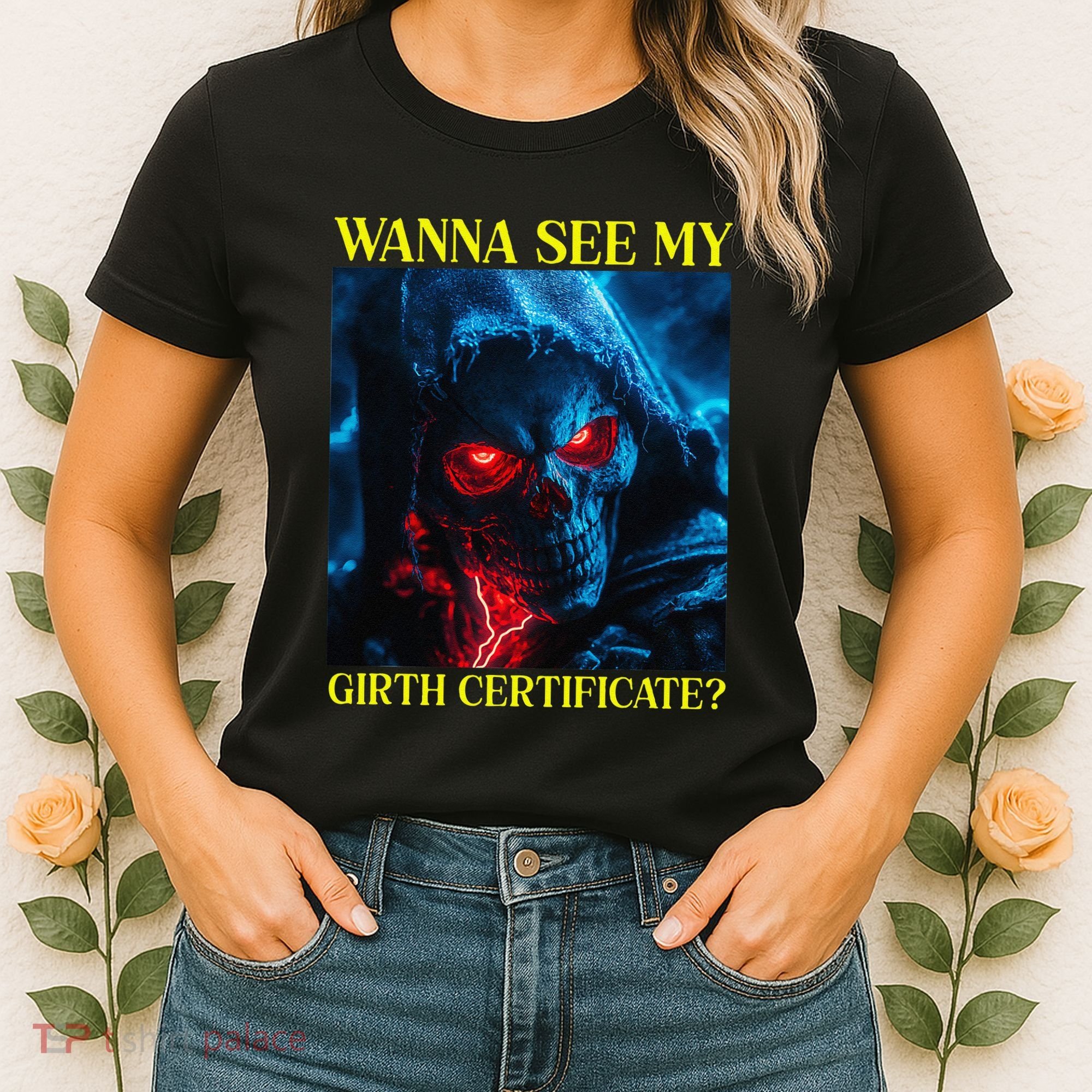Oddly Specific Funny Girth Certificate Women's T-Shirt