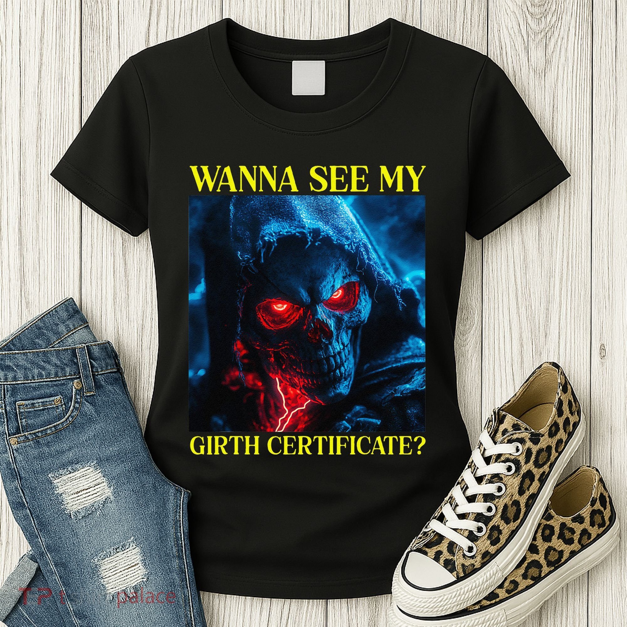Oddly Specific Funny Girth Certificate Women's T-Shirt