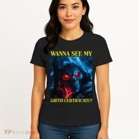 Oddly Specific Funny Girth Certificate Women's T-Shirt thumb 4