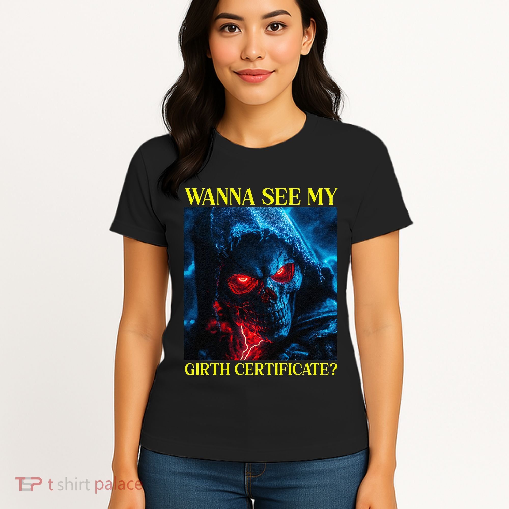 Oddly Specific Funny Girth Certificate Women's T-Shirt