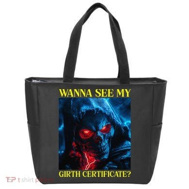 Oddly Specific Funny Girth Certificate Tote Bag