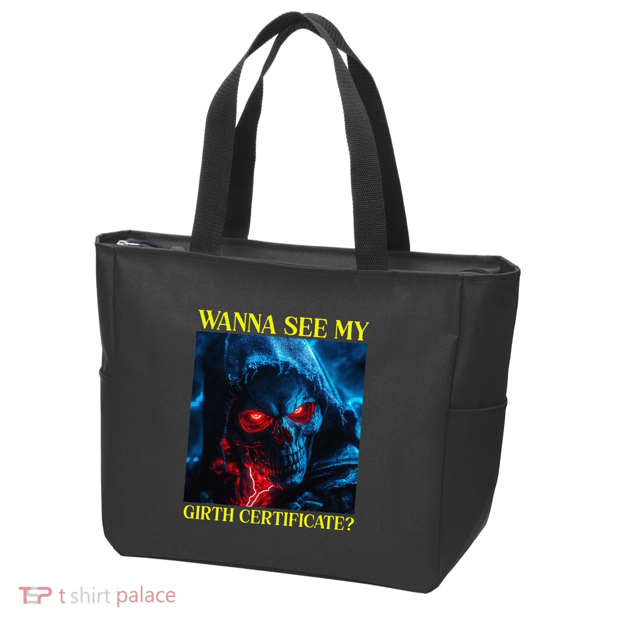 Oddly Specific Funny Girth Certificate Tote Bag