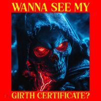Oddly Specific Funny Girth Certificate Santa Hat thumb 1