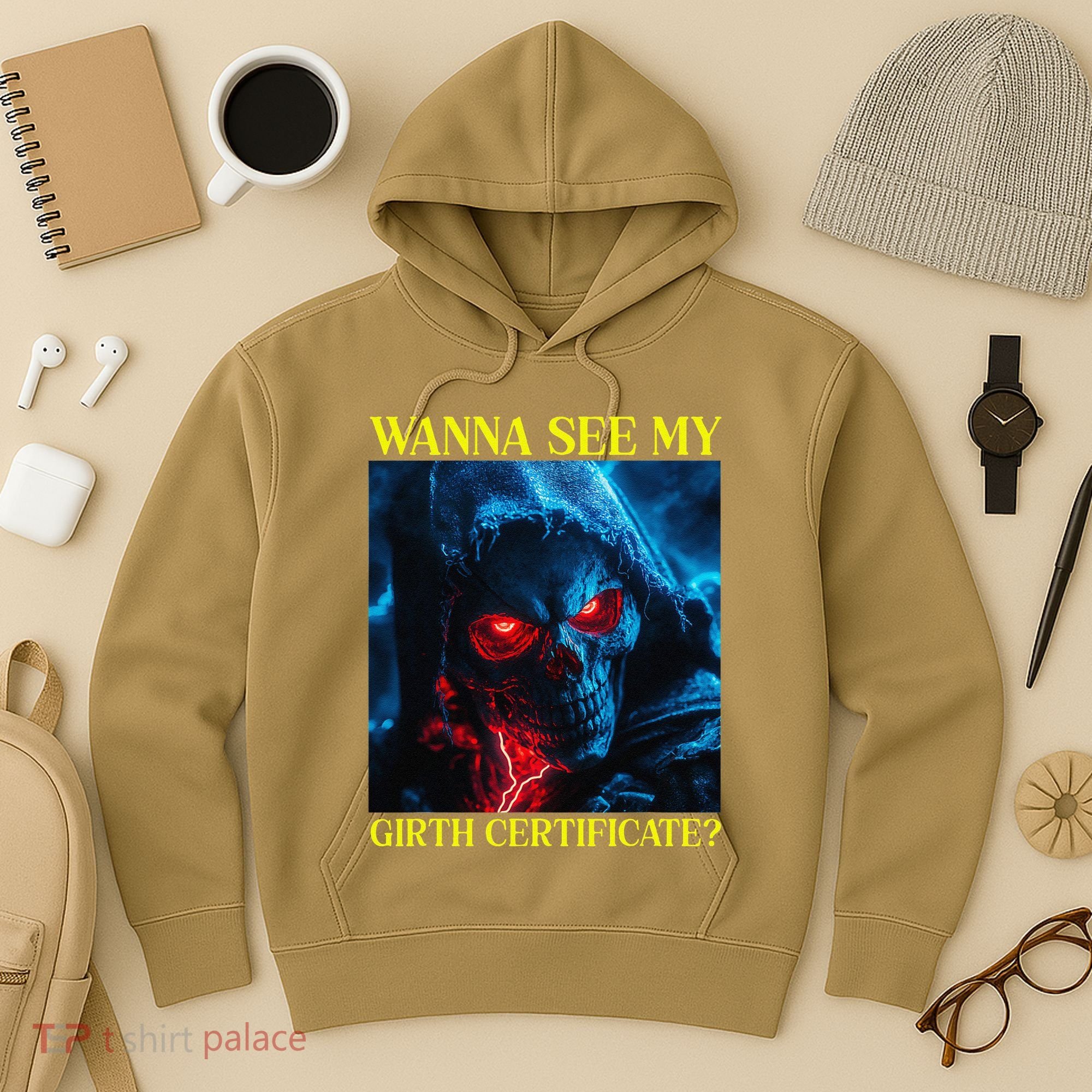 Oddly Specific Funny Girth Certificate Hoodie